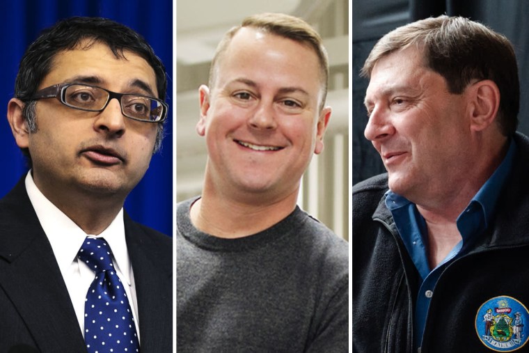 From left, Nirav Shah, Dan Kleban and Troy Jackson.