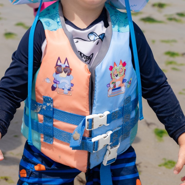 Swimways makes safety gear that's actually adorable.