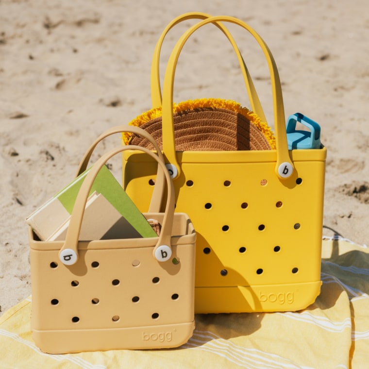 The Bogg Bag fits everything, then wipes clean in seconds. No more sandy tote bags!