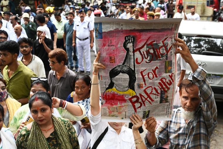 Police Resort To Baton Charge As BJP, TMC Workers Clash During Protest Over Baruipur Rape