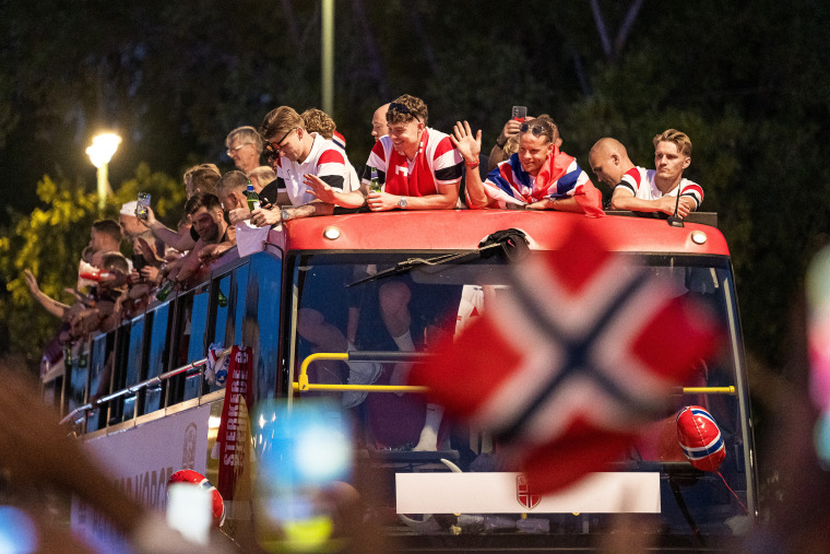 Football, FIFA World Cup 2026, day 33, Norway Team Reception