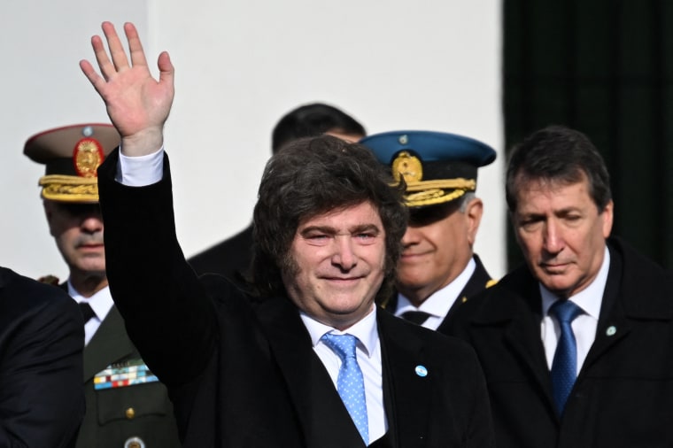 Argentina's President Javier Milei in Buenos Aires on May 25, 2026.