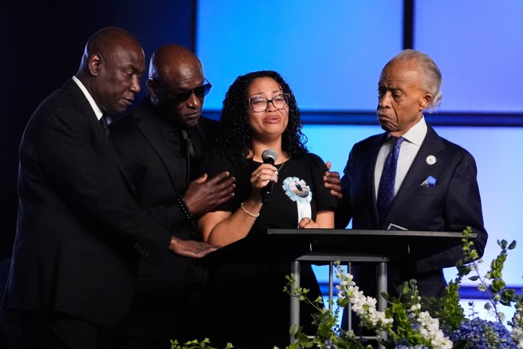 Christine Wonsley,Elmore Wonsley,Ben Crump,Al Sharpton