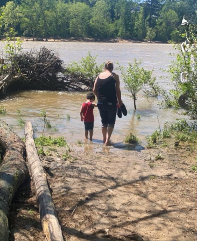 Sabrina and her grandson