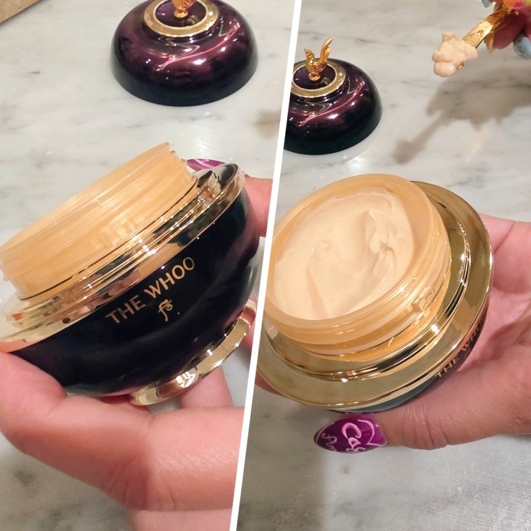 Jannely Espinal uses The Whoo Imperial Youth Cream when she needs extra hydration.