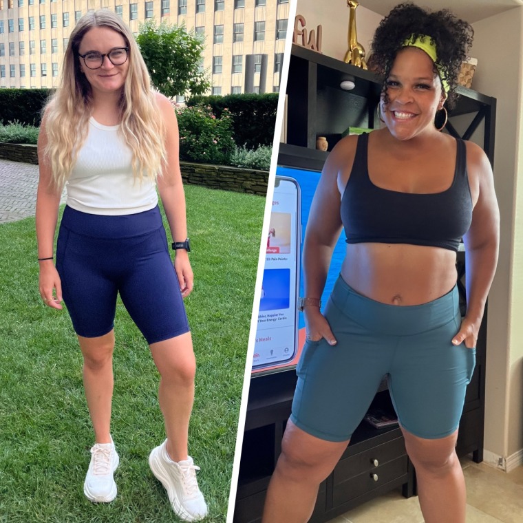 Writer Emma Stessman and Start TODAY Fitness and Mindset Coach Lacee Green wear the Baleaf Biker Shorts.