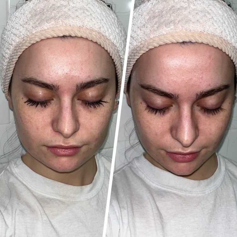 Lancôme Mascara Melter Before (left) and after (right)