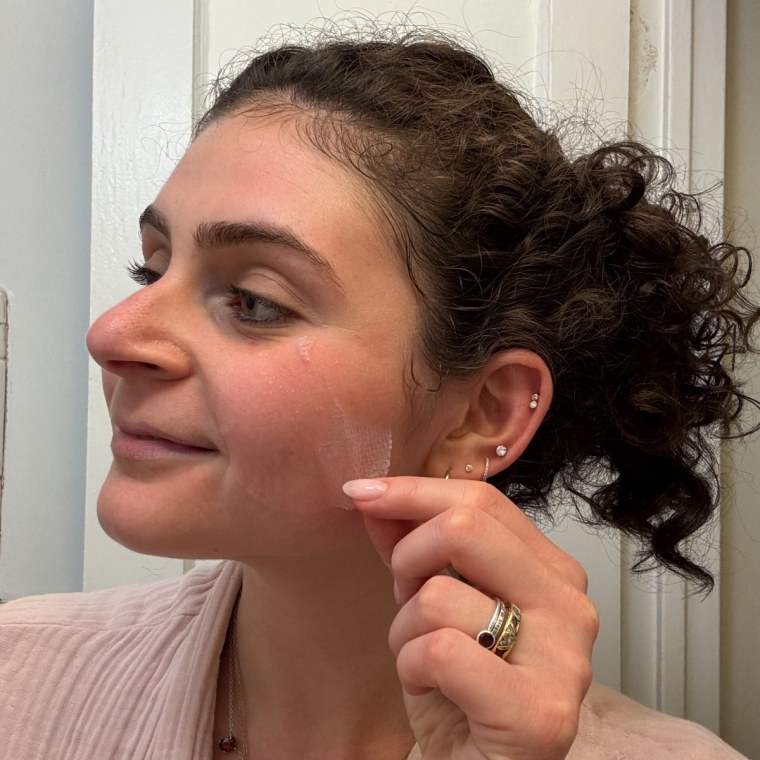 These toner pads act almost like small sheet masks; you can place them on different areas of your face to help the serum absorb.