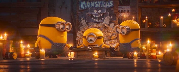 Ed, James e Henry aparecem durante uma cena em 