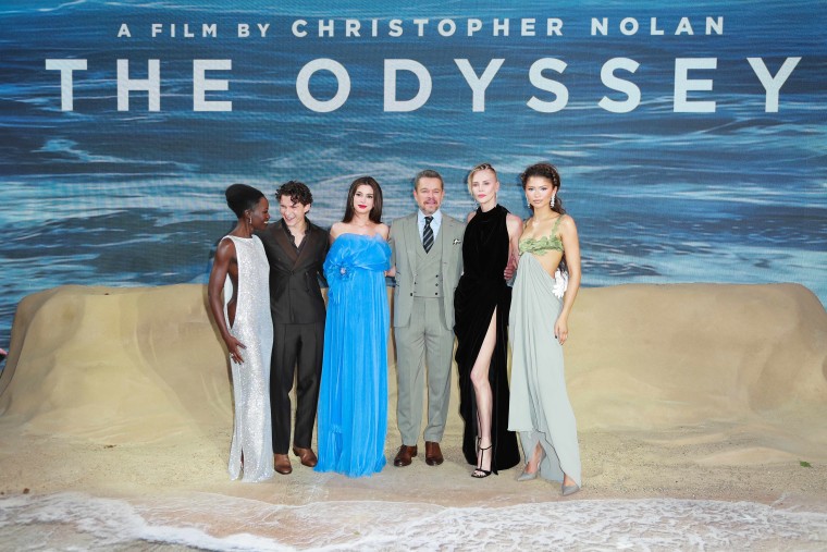 O elenco de 