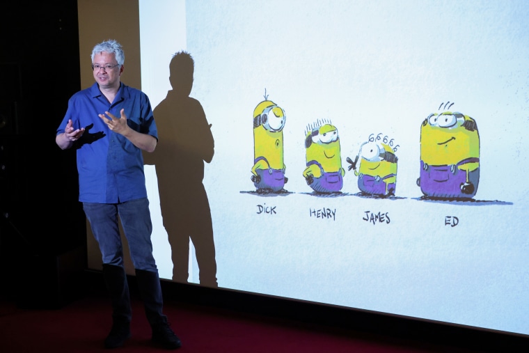 Pierre Coffin apresenta as diferentes etapas da animação e seu processo criativo, desde o desenho dos esboços até o lançamento do filme de animação 3D completo, durante um especial 