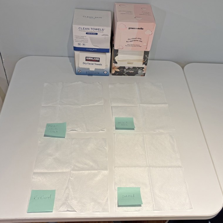 From left to right: Clean Skin Club, Grace & Stella, Kirkland, Ourmed