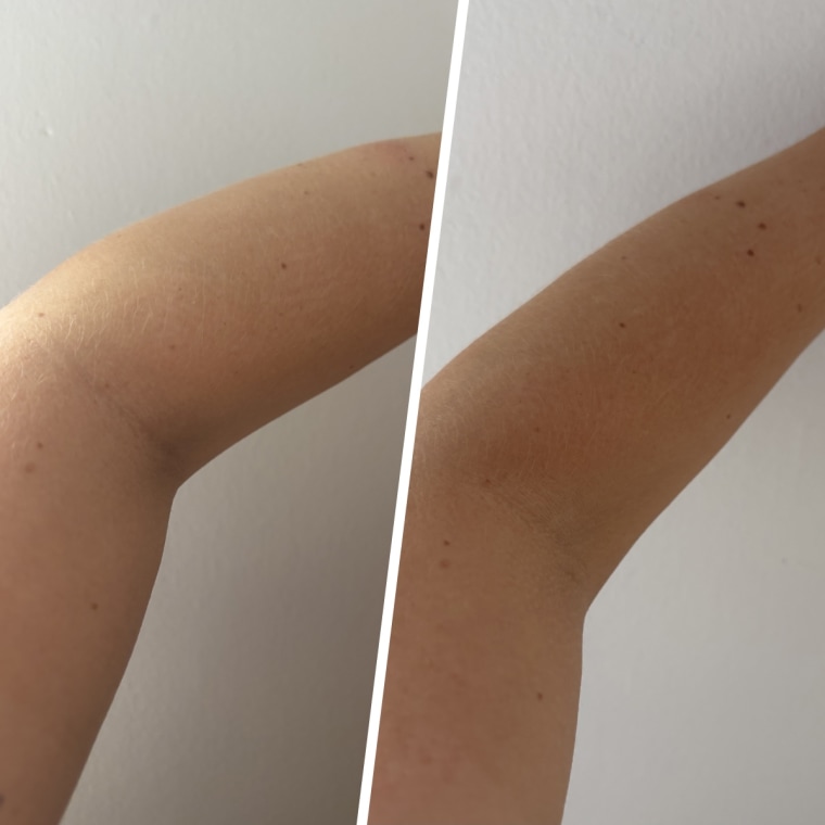 The Tanologist Express Self Tan Water provided an even, streak-free tan. 