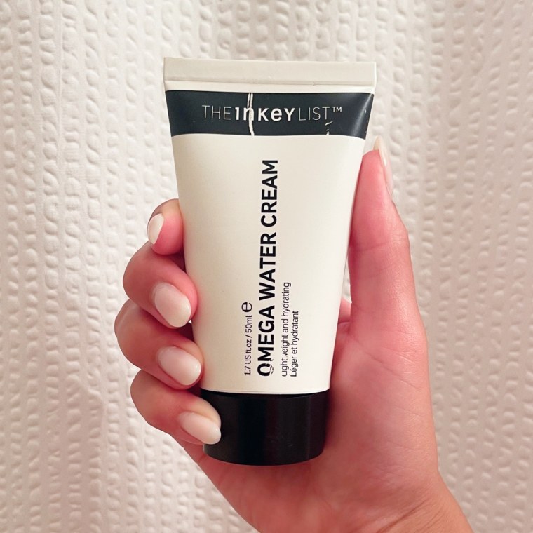 Jillian Ortiz uses The Inkey List Omega Water Cream