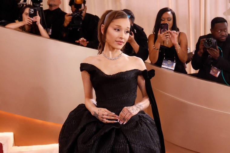 Image: Ariana Grande attends the 83rd annual Golden Globe Awards.