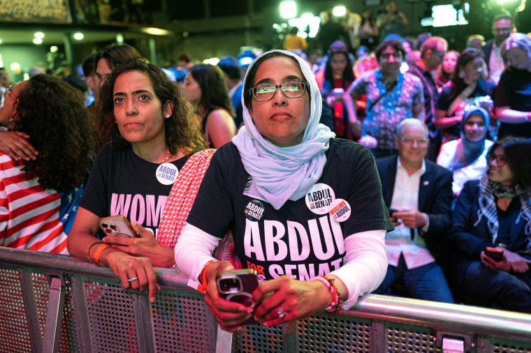 Democratic Senate Candidate Abdul El-Sayed Holds Primary Night Event In Detroit