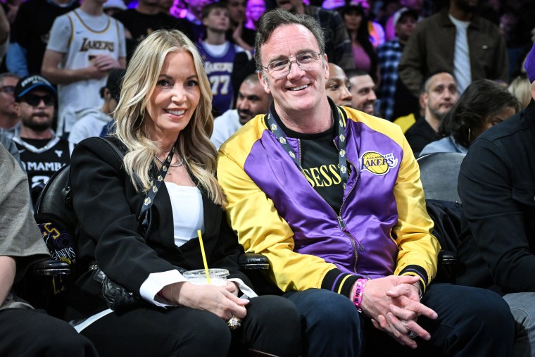 Celebrities At The Los Angeles Lakers Game