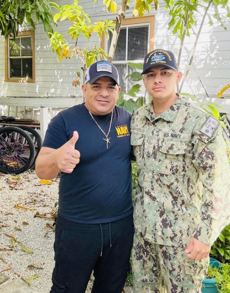 Father of sailor aboard the beleaguered USS Abraham Lincoln detained by immigration authorities, family says