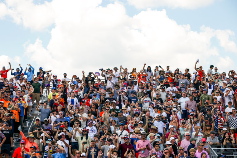 President Trump Attends The Inaugural Freedom 250 Grand Prix In Washington DC