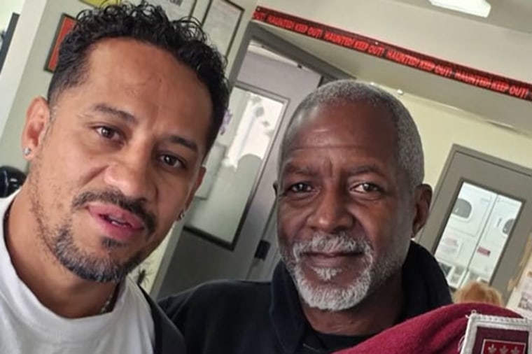 Benito Miranda Hernandez with James L. Smith II.