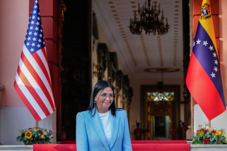Venezuela's acting President Delcy Rodriguez.