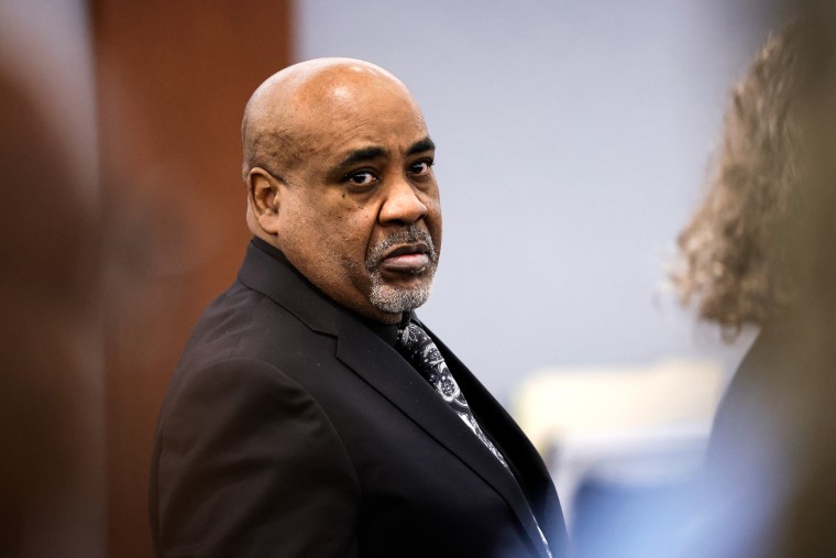 Duane Davis during closing arguments Monday.Steve Marcus / Pool via AFP-Getty Images