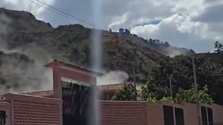Imagen del terremoto de magnitud 7.2 en Ayacucho, Perú, el 20 de agosto de 2026.
