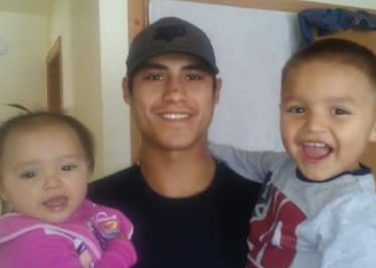 Leo Wagner with his children.