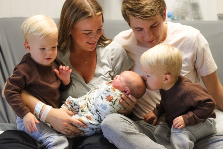 The Whitlock family welcomed baby Dorothea in November 2025.