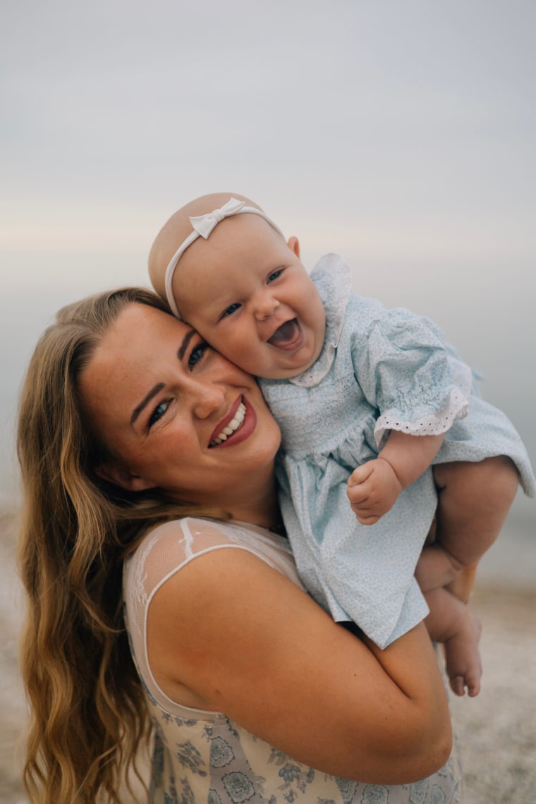 Abbie Whitlock and daughter Dorothea