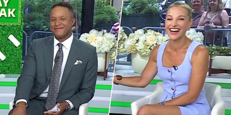 Craig Melvin and Lindsay Czarniak.