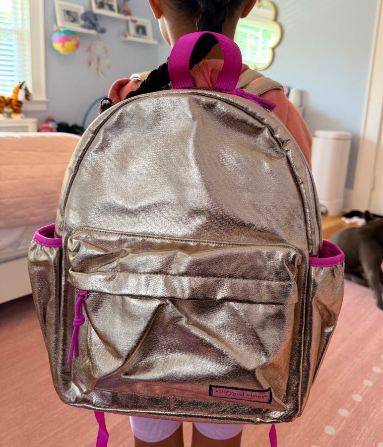 I found this backpack easy to wipe down, which was a major win. It is also slightly smaller, making it a good option for petite kids.