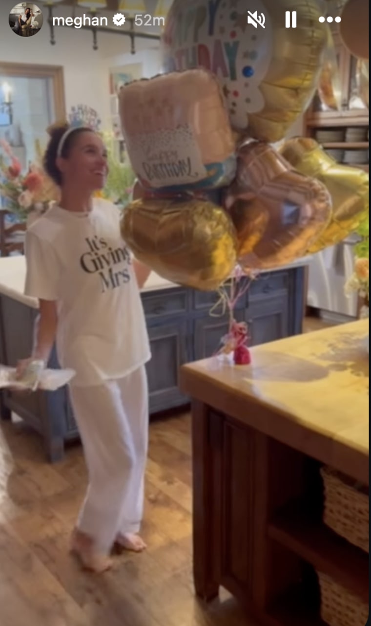 Meghan Markle on her 45th birthday.