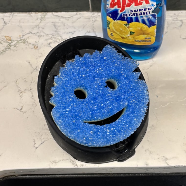 A closer look for the textured side of Scrub Daddy's Scrub Mommy sponge.
