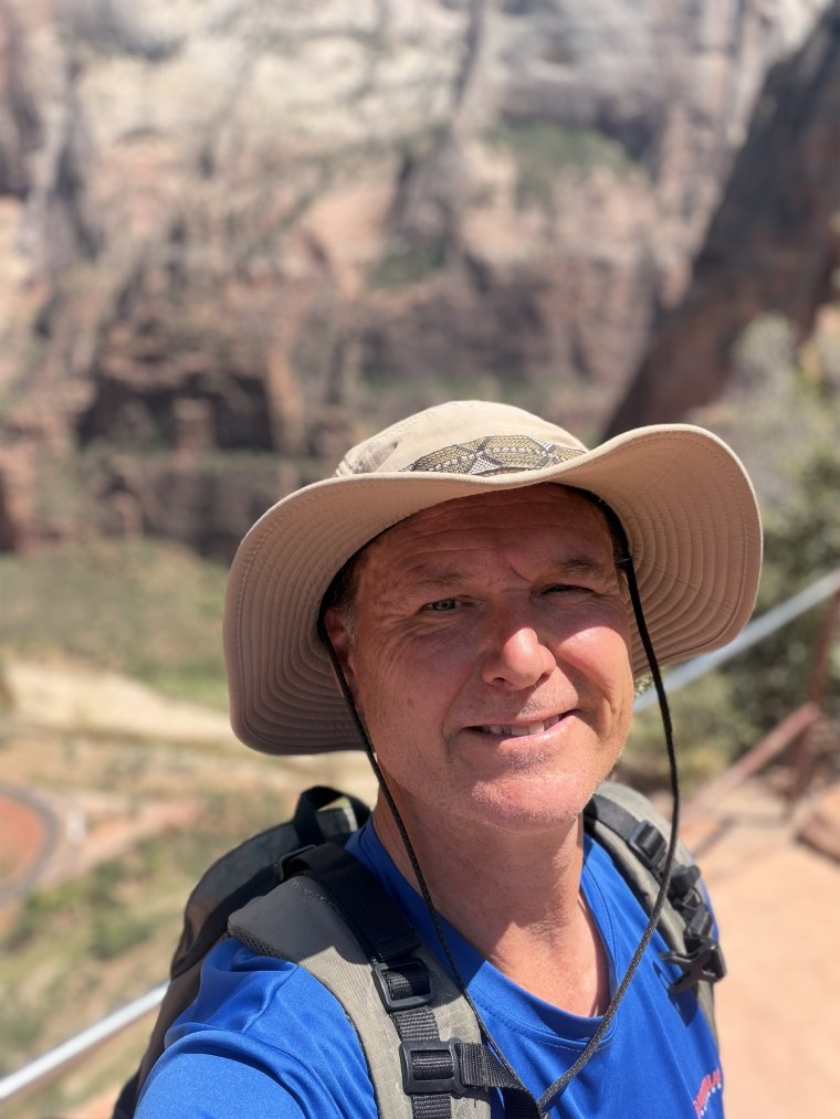 Timothy Allen Smith takes a selfie.