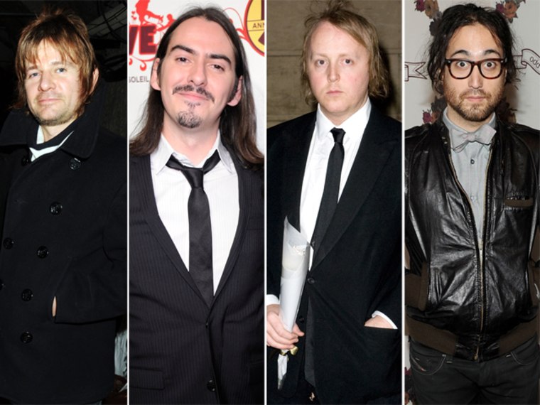 From left: Zak Starkey, Dhani Harrison, James McCartney, Sean Lennon.
