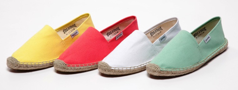 Soludos for J.Crew Dali espadrilles were designed by Manhattanite Nick Brown, who reportedly couldn't find espadrilles like the canvas classics he wore during childhood summers in England.