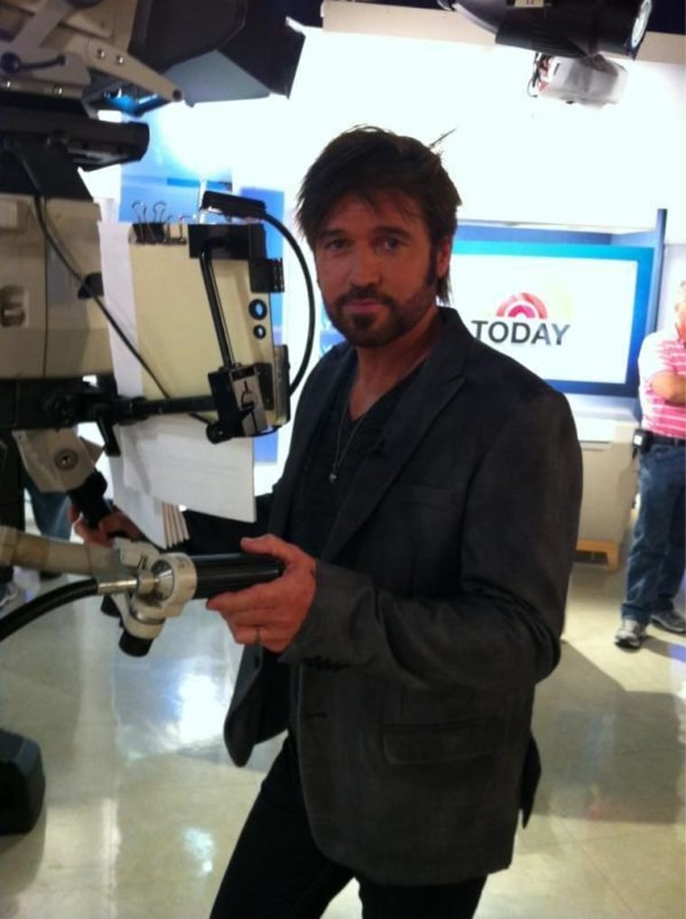 No @billyraycyrus, that's not what you're here for...other side of the camera:)