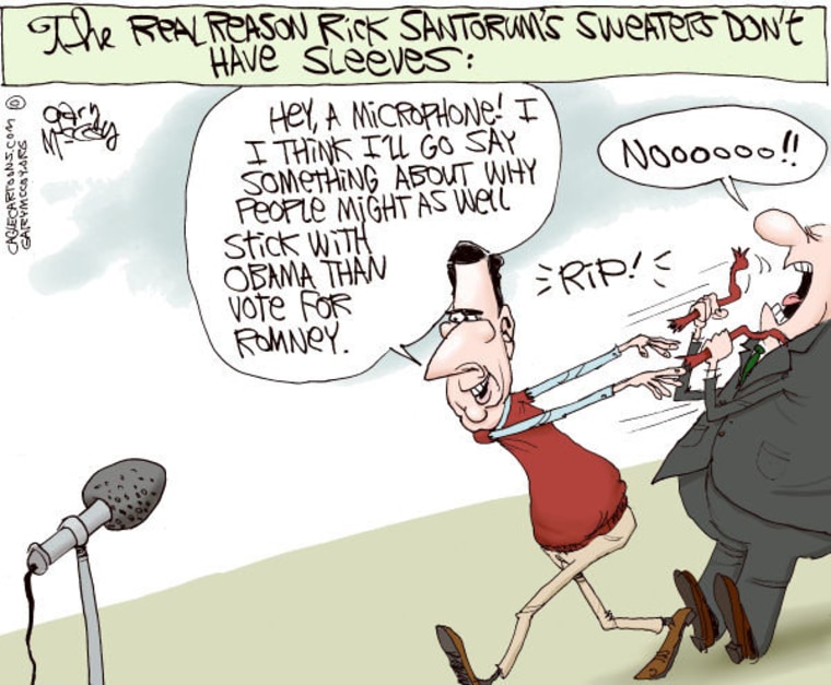 What Political Cartoonists Thought of Santorum