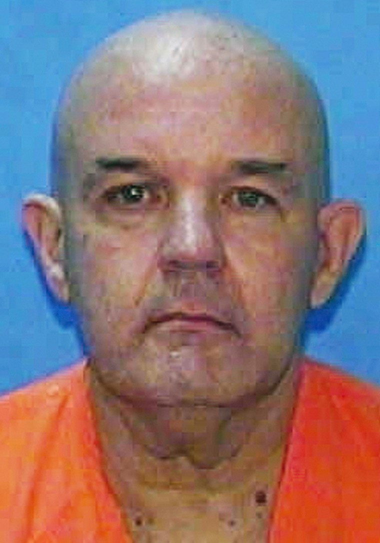 Serial killer David Alan Gore in an undated picture from the Florida Department of Corrections. He was executed by lethal injection on Thursday.