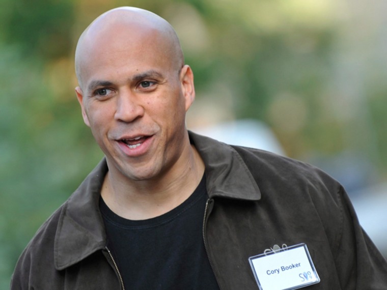 Cory Booker, Mayor of Newark, New Jersey.