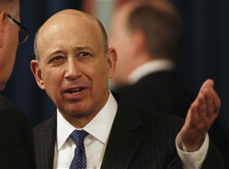 Chief Executive Officer of Goldman Sachs Lloyd C. Blankfein.