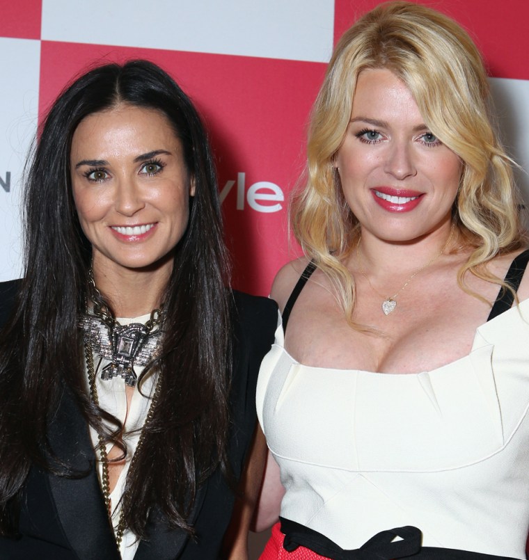 Demi Moore and Amanda de Cadenet make an April appearance in Beverly Hills.