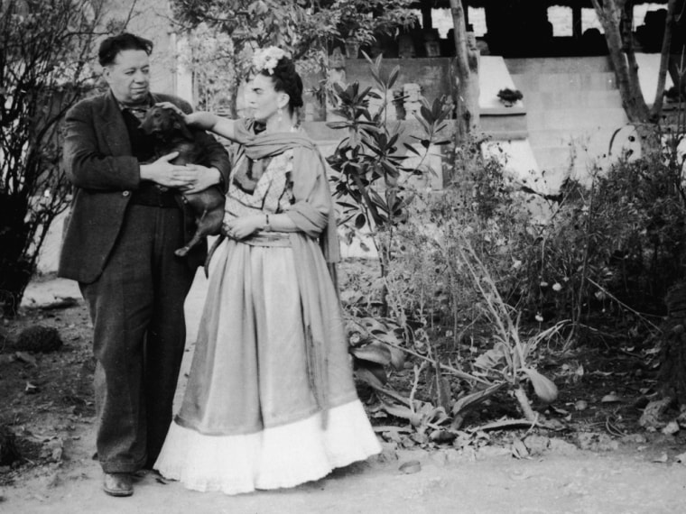 Renowned Mexican painter Frida Kahlo, shown with her husband, Diego Rivera, desperately wanted to have children but was never able to carry a pregnancy to term.