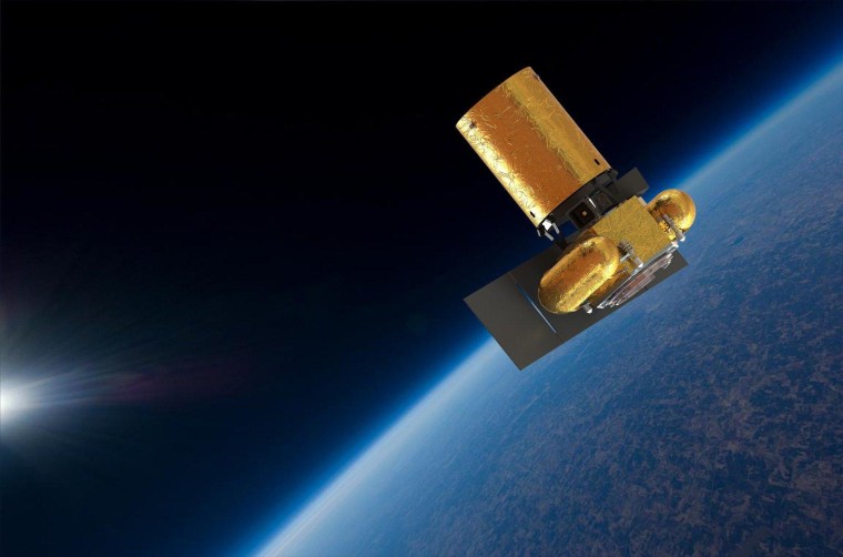 Planetary Resources has developed the Arkyd-101 space telescope with remote sensing capability, as shown in this artist's conception. Data gathered from near-Earth asteroids will assist in analyzing the composition of the body to determine a commercial value.