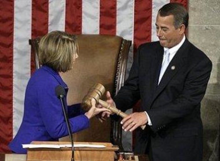 Will he have to give the gavel back in January?