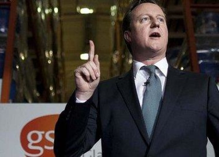 David Cameron's economy isn't pointing in the right direction.