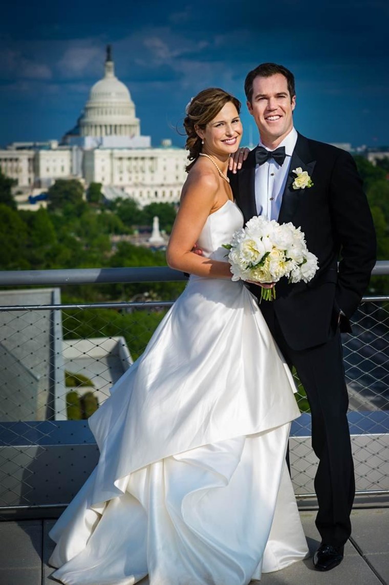 Peter Alexander's wedding was held at the Newseum in Washington, D.C.