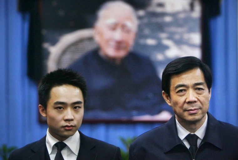 Bo Guagua, left, with his father Bo Xilai in 2007.