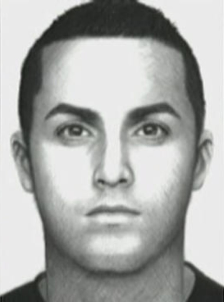 A rendering of the suspect police say they're looking for in a series of attacks on the elderly in Miami.